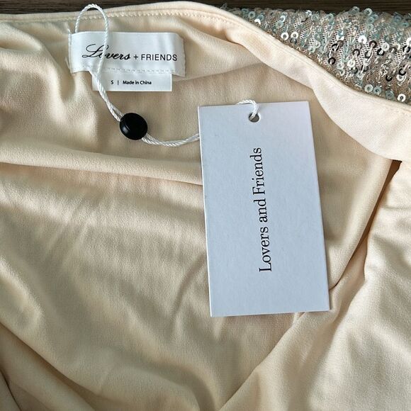 Lovers and Friends Lyon Halter Dress Sequin - Picture 9 of 10